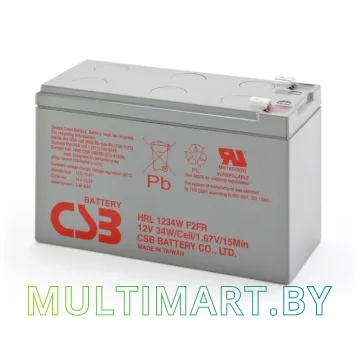 Аккумулятор для ИБП CSB Battery HRL1234W F2FR (12В/9 А·ч)